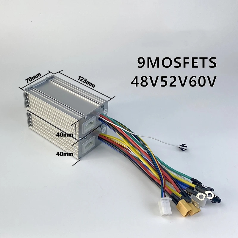 60V 5600W Dual Motor Electric Scooter - Yunli 60V 45A 50A Elektroroller-Controller, Dual-Drive