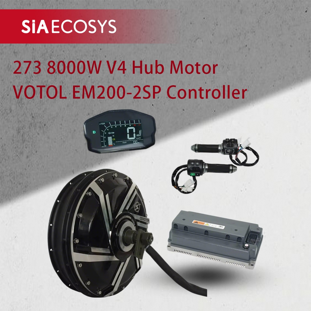 Qs273 Hub Motor 8000W 72V - QSMOTOR QS273 8000 W leistungsstarker Hochgeschwindigkeits-Speichen-Nabenmotor