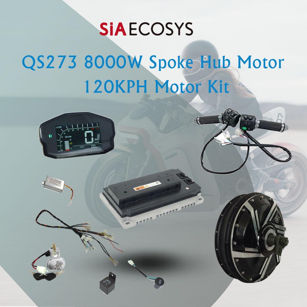 Qs273 Hub Motor 8000W 72V - Speichennabenmotor QS273 8000 W V3 72