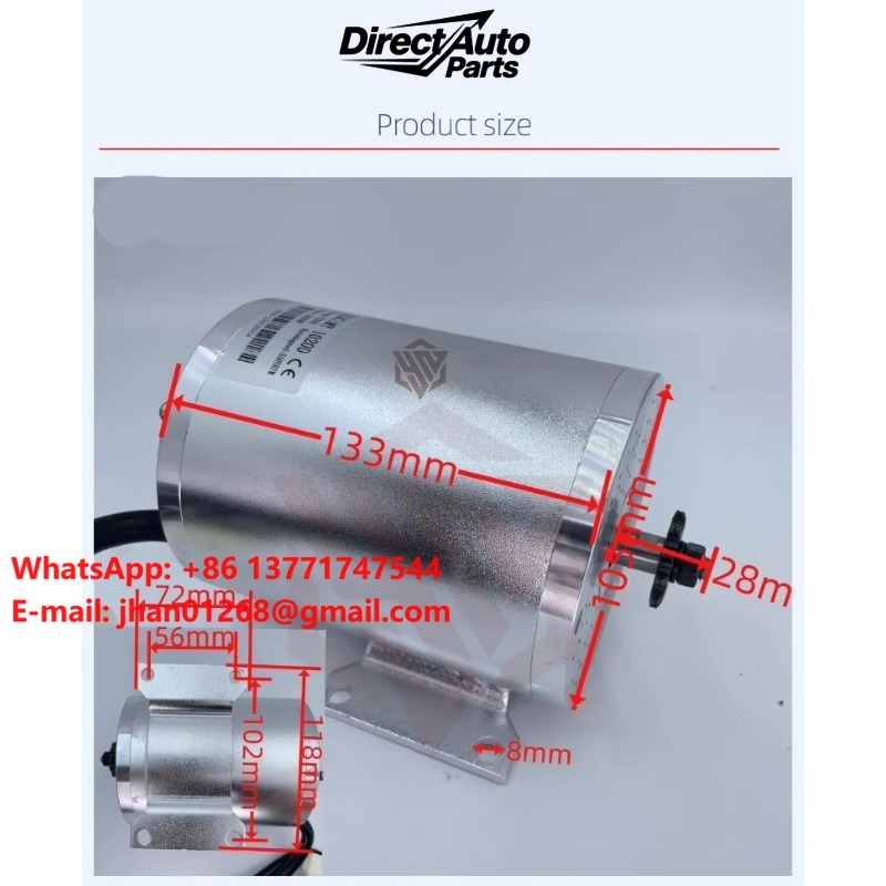 Electric Motorcycle Conversion Kit 72V - 3000W 60V/72V Hochleistungs-Elektromotorrad Strandbuggy Umbausatz Bürstenloser