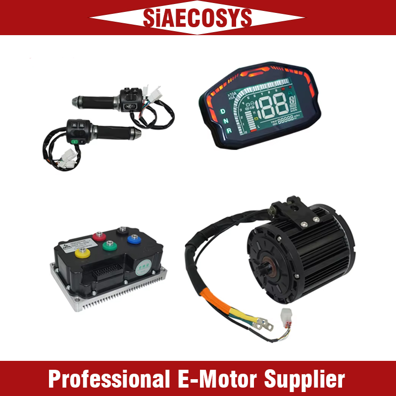 Mid Drive Motor Kit 72V 3000W - QSMOTOR QS138 Mittelmotor mit Fardriver SIAYQ72180