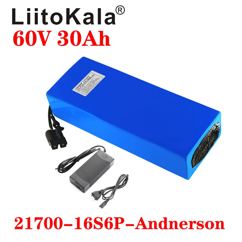60V 30Ah Electric Scooter Battery - Liitokala 60v 30ah 16 s6p Elektro
