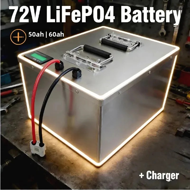 72V 60Ah Lifepo4 Battery Pack - 72 V 50 Ah 50 A
