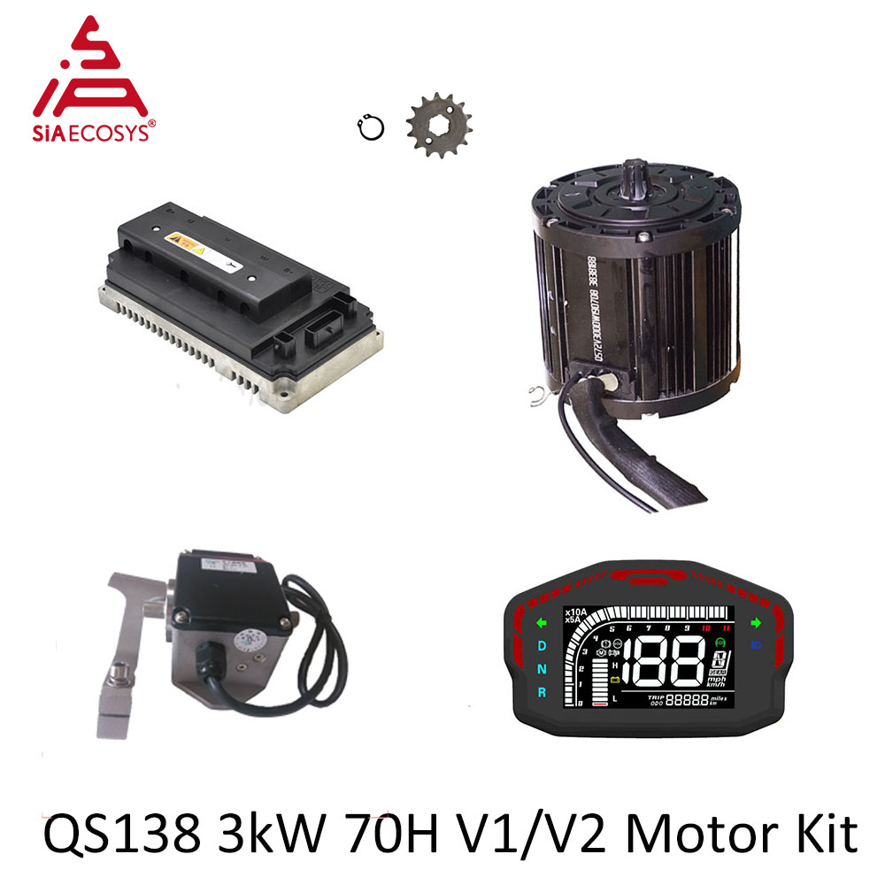 QSMOTOR QS138 3000 W 72 V Mitt – Mid Drive Motor Kit 72V 3000W Bewertung und Preis