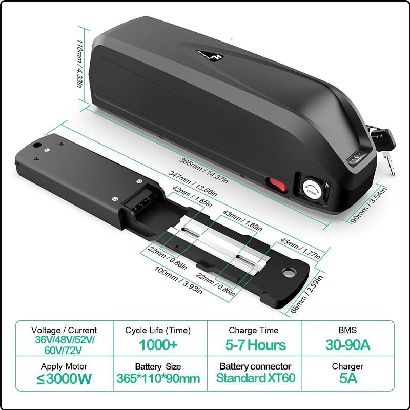 48V 50AH 52V 36V 30AH E-Bike A – 60V 30Ah Electric Scooter Battery Bewertung und Preis
