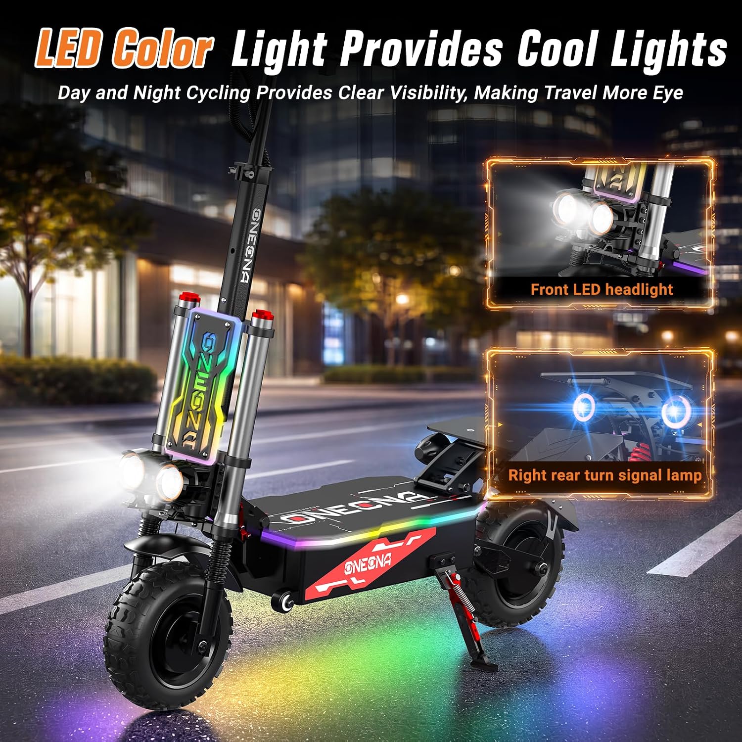 ONECNA NEW GT8PRO Elektrorolle – 60V 5600W Dual Motor Electric Scooter Bewertung und Preis