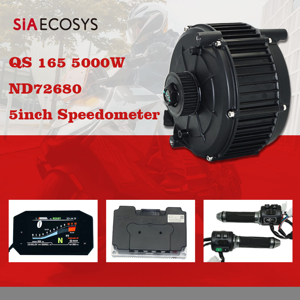 SiAECOSYS QS165 5000W 72V 35H  – Electric Motorcycle Conversion Kit 72V Bewertung und Preis